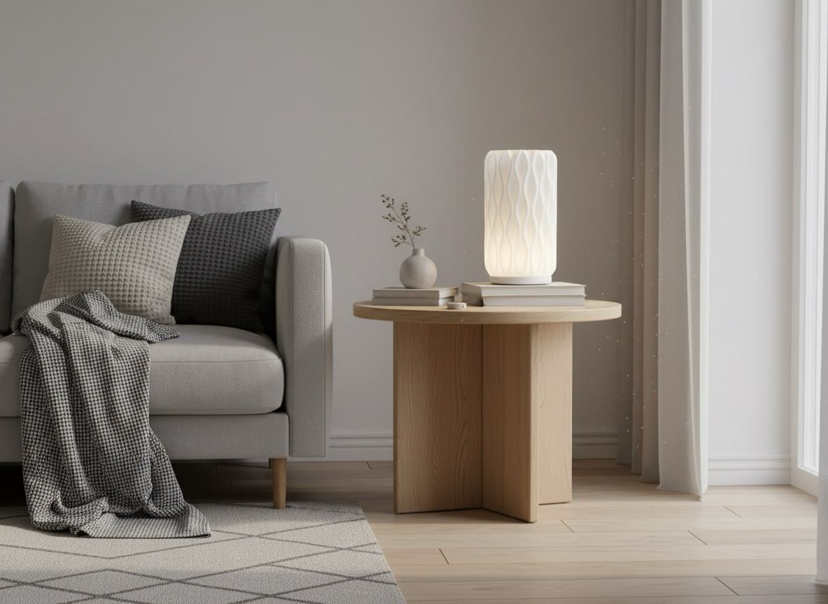 Підвісний світильник у м’якому світлі